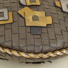 Bottega Veneta Grayish Olive Intrecciato Patches Classic Hobo Bag