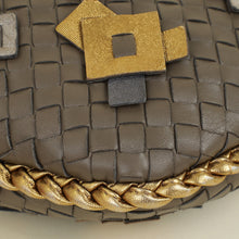 Bottega Veneta Grayish Olive Intrecciato Patches Classic Hobo Bag