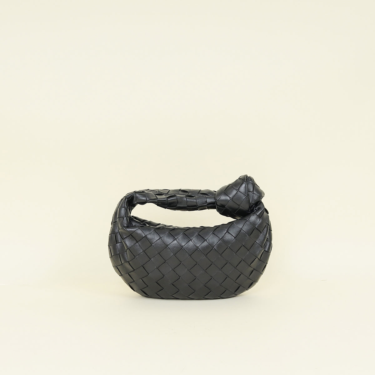 Bottega Veneta Black Intrecciato Mini Jodie Bag