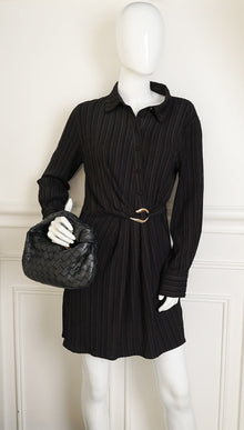 Bottega Veneta Black Intrecciato Mini Jodie Bag