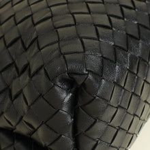 Bottega Veneta Black Intrecciato "The Fold" Crossbody Bag