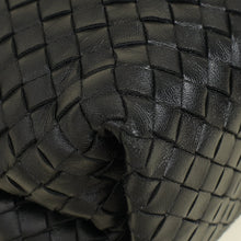 Bottega Veneta Black Intrecciato "The Fold" Crossbody Bag