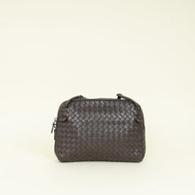 Bottega Veneta Brown Intrecciato Nodini Crossbody Bag