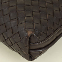 Bottega Veneta Brown Intrecciato Nodini Crossbody Bag