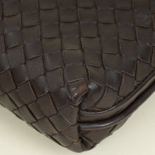 Bottega Veneta Brown Intrecciato Nodini Crossbody Bag