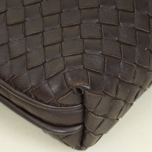 Bottega Veneta Brown Intrecciato Nodini Crossbody Bag