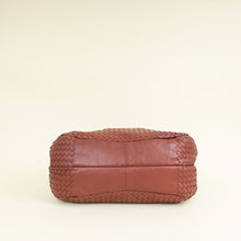 Bottega Veneta Red Brown Intrecciato Hobo Large Campana Bag