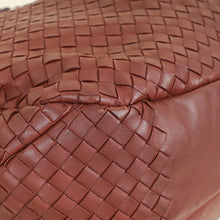 Bottega Veneta Red Brown Intrecciato Hobo Large Campana Bag