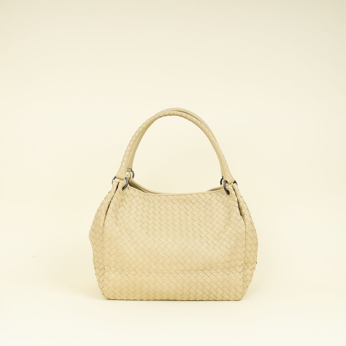 Bottega Veneta Beige Intrecciato Parachute Bag