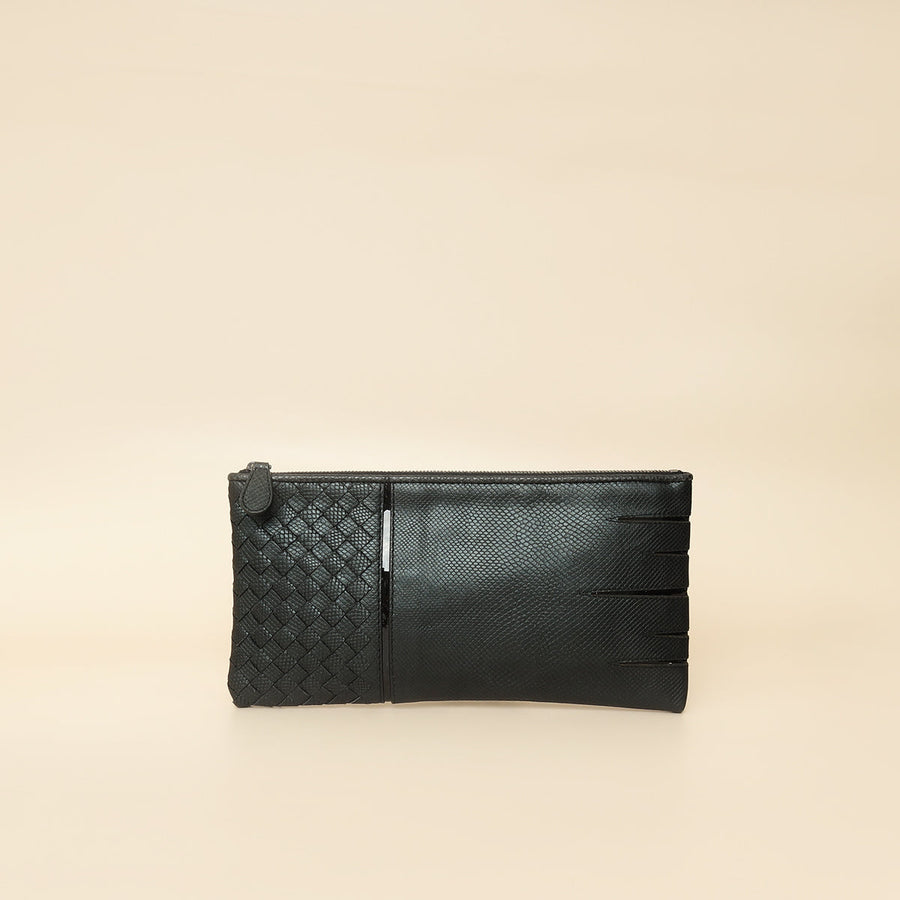 Bottega Veneta Bicolor Zipped Pouch
