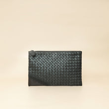 Bottega Veneta Bicolor Intrecciato Zipped Pouch