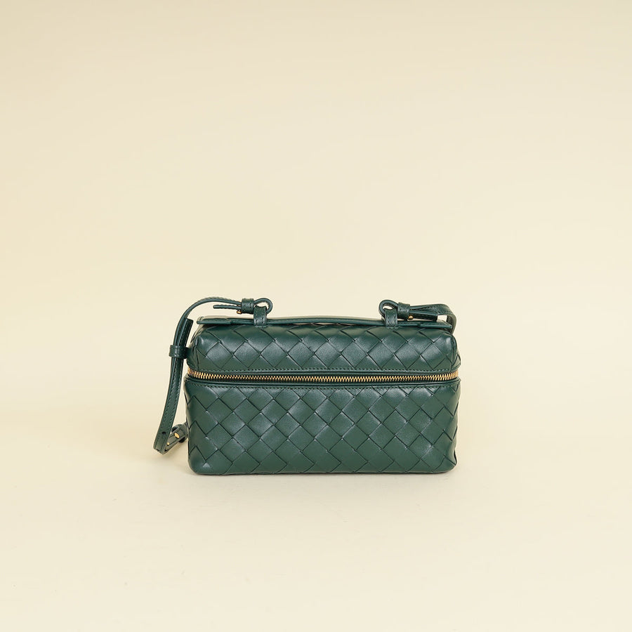 Bottega Veneta Emerald Green Intrecciato Bang Bang
