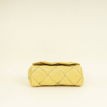 Bottega Veneta Yellow Maxi Intrecciato Padded Top Handle Bag