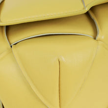 Bottega Veneta Yellow Maxi Intrecciato Padded Top Handle Bag