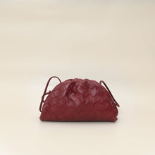 Bottega Veneta Burgundy Intrecciato Mini Pouch