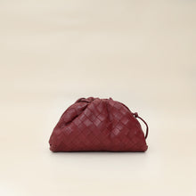 Bottega Veneta Burgundy Intrecciato Mini Pouch