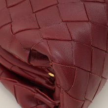 Bottega Veneta Burgundy Intrecciato Mini Pouch