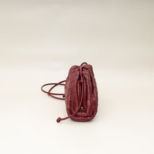 Bottega Veneta Burgundy Intrecciato Mini Pouch