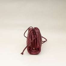 Bottega Veneta Burgundy Intrecciato Mini Pouch