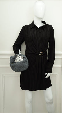 Bottega Veneta Grey Intrecciato Nappa Mini Jodie Bag