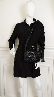 Bottega Veneta Black Kalimero Città Small Shoulder Bag