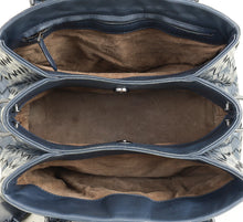 Bottega Veneta Blue Intrecciato Roma Mini Tote Bag