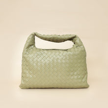 Bottega Veneta Travertine Intrecciato Hop Hobo Bag