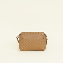 Bottega Veneta Brown Intrecciato Nodini Crossbody Bag