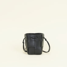 Bottega Veneta Black Mini Cassette Bucket Bag