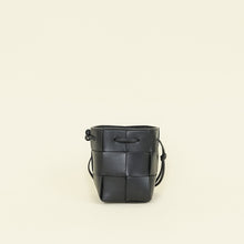 Bottega Veneta Black Mini Cassette Bucket Bag