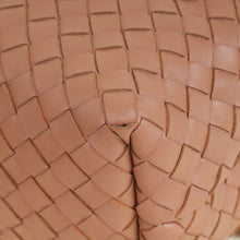 Bottega Veneta Brown Peach Intrecciato Olimpia Shoulder Bag