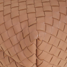 Bottega Veneta Brown Peach Intrecciato Olimpia Shoulder Bag