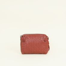 Bottega Veneta Reddish Brown Intrecciato Nodini Crossbody Bag