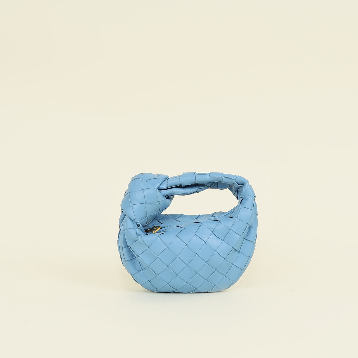 Bottega Veneta Blue Intrecciato Micro Candy Jodie Bag