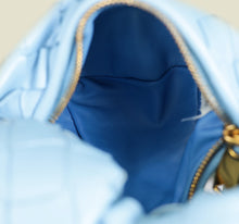 Bottega Veneta Blue Intrecciato Micro Candy Jodie Bag
