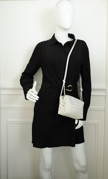 Bottega Veneta White Mini Loop Camera Bag