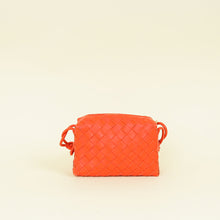 Bottega Veneta Orange Intrecciato Mini Loop Camera Bag