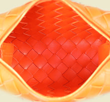 Bottega Veneta Orange Intrecciato Mini Loop Camera Bag