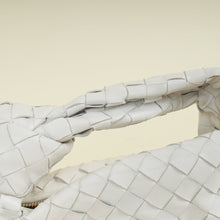 Bottega Veneta White Intrecciato Mini Jodie Bag