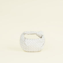 Bottega Veneta White Intrecciato Mini Jodie Bag