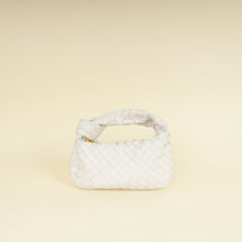 Bottega Veneta White Intrecciato Nappa Jodie Mini Bag