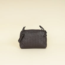 Bottega Veneta Brown Intrecciato Nodini Crossbody Bag