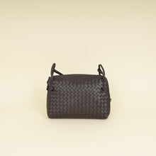 Bottega Veneta Brown Intrecciato Nodini Crossbody Bag