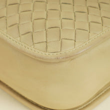 Bottega Veneta Beige Intrecciato Flap Crossbody Bag