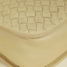 Bottega Veneta Beige Intrecciato Flap Crossbody Bag