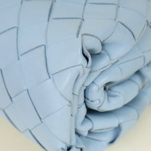 Bottega Veneta Light Blue Intrecciato Leather Mini Pouch Bag