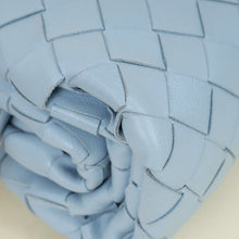 Bottega Veneta Light Blue Intrecciato Leather Mini Pouch Bag
