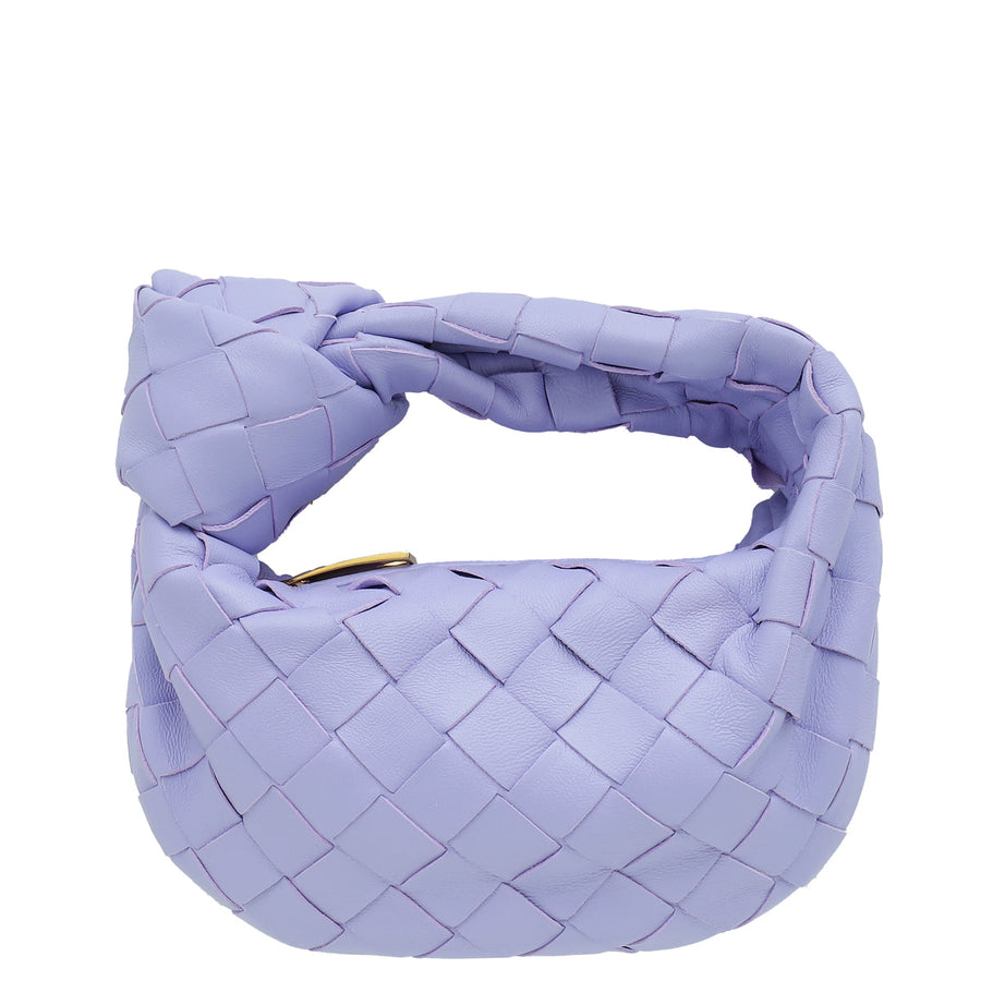 Bottega Veneta Purple Intrecciato Candy Jodie Bag