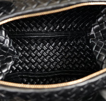 Bottega Veneta Black Padded Intrecciato Bauletto Bag
