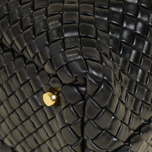 Bottega Veneta Black Padded Intrecciato Bauletto Bag
